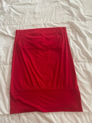 Top sin tirantes mujer rojo