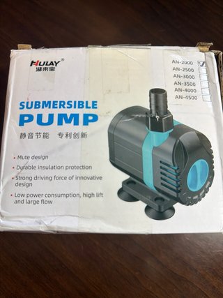 Bomba Sumergible Pecera 2000 L/H