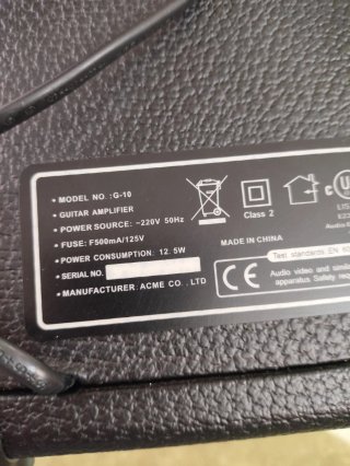 Amplificador Guitarra G10