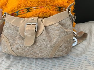 Bolso Torrens Beige y Dorado