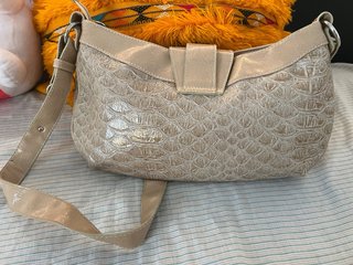 Bolso Torrens Beige y Dorado