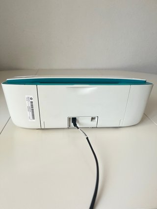 Impresora HP Todo en Uno Blanca y Turquesa