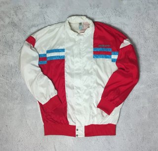 Chaqueta Adidas Vintage 90s Roja y Blanca Talla M