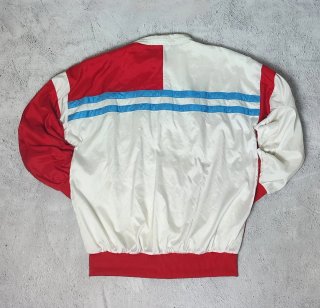 Chaqueta Adidas Vintage 90s Roja y Blanca Talla M