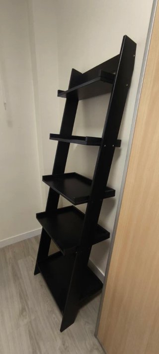 Estantería Negra Madera