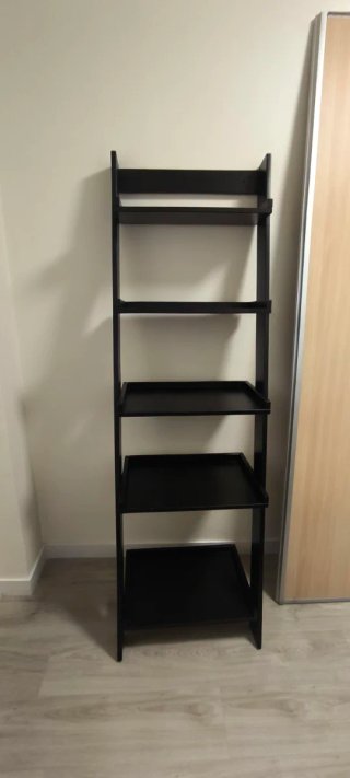 Estantería Negra Madera