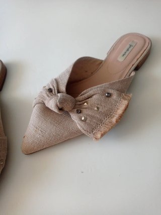 Sandalias Stradivarius Beige Mujer