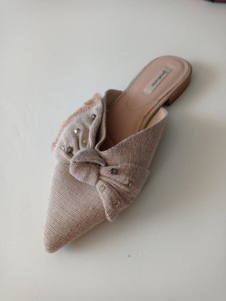 Sandalias Stradivarius Beige Mujer