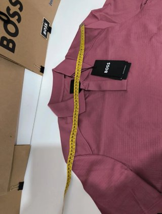 Polo Boss Rosa Polo performance rosa oscuro