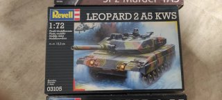 3 Maquetas Revell. Leopard 2A5 y 1A5+spz marder1A3