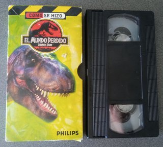 VHS El Mundo Perdido Jurassic Park