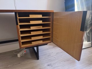 Escritorio Vintage Madera y Metal