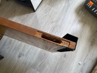 Escritorio Vintage Madera y Metal