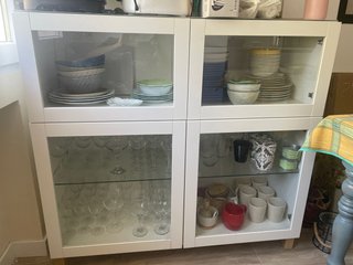 Vitrina Ikea Cristal Blanca