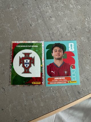 Cromo FIFA World Cup 2026 João Neves Panini