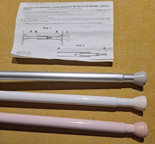 Barra de baño aluminio CHYC ø18mm