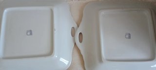 Lote porcelana: fuentes, cenicero, platitos