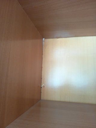 Armario 3 puertas madera con 2 cajones