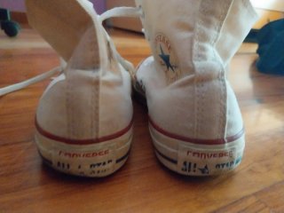Converse All Star Scarpe Alte Bianche