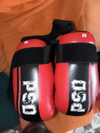 Guantes Boxeo PSD Talla M Rojos
