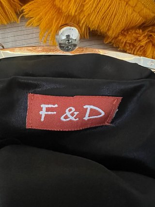 Bolso de fiesta F&D negro