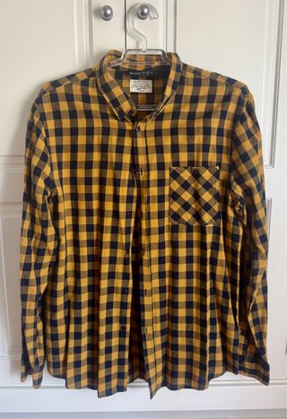 Camisa cuadros Bershka hombre