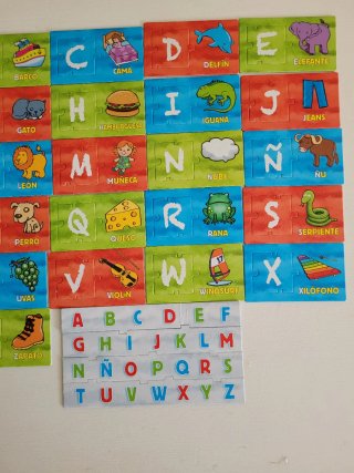 Puzzle El Alfabeto Clementoni.