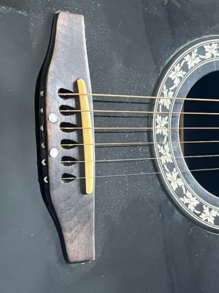 Guitarra Acústica Ovation Negra