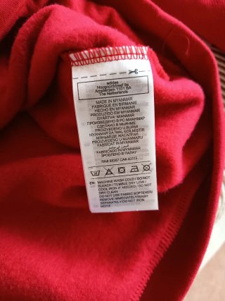 Sudadera Adidas Hombre Roja
