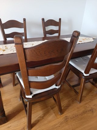 Mesa y 4 Sillas Comedor Madera Maciza