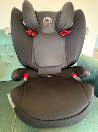 Silla coche Cybex Solution S-Fix negra impecable