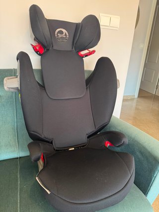 Silla coche Cybex Solution S-Fix negra impecable