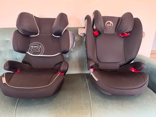 Silla coche Cybex Solution S-Fix negra impecable