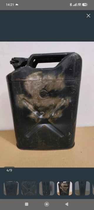 Bidón combustible militar estadounidense