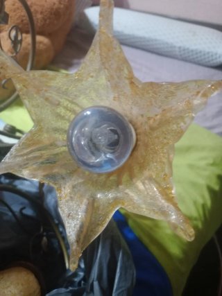 Lámpara antigua estilo araña