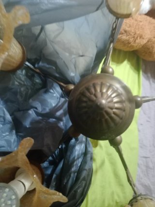 Lámpara antigua estilo araña