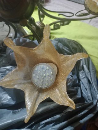 Lámpara antigua estilo araña