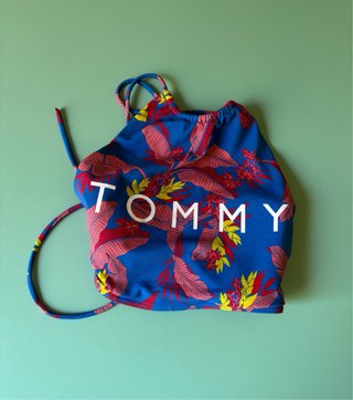 Top mare Tommy Hilfiger floreale multicolor
