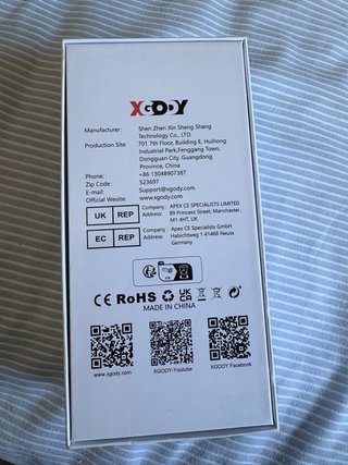 Teléfono Móvil Plegable Xgody S200 Dorado