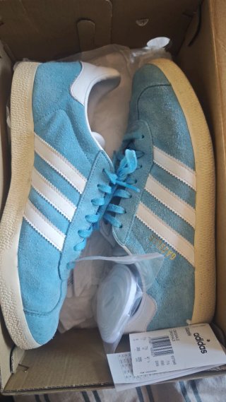 Zapatillas Adidas Gazelle Azul Talla 41.5