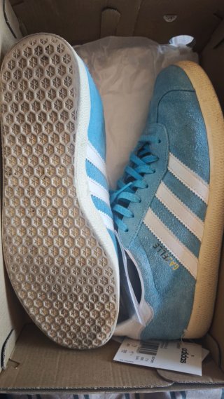 Zapatillas Adidas Gazelle Azul Talla 41.5