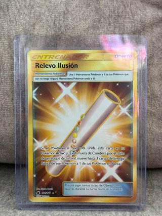 Carta Pokémon Relevo Ilusión Entrenador Objeto