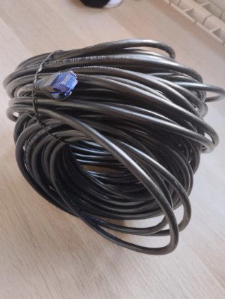 Cable de Red Ethernet Cat 6 Negro