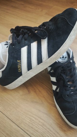 Adidas Gazelle Negro/Blanco
