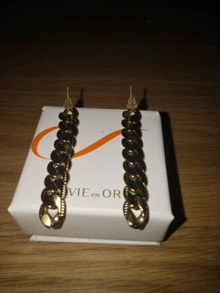 Pendientes largos acero inoxidable