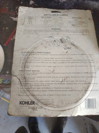 Filtro de Aire Kohler