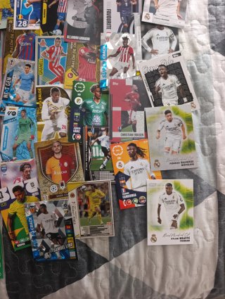 Lote Cartas Topps y Panini Fútbol