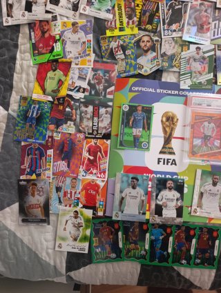 Lote Cartas Topps y Panini Fútbol