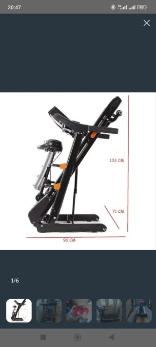 Cinta de Correr Plegable