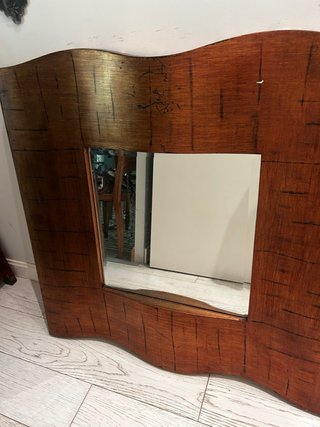 Espejo de pared madera. Art Deco